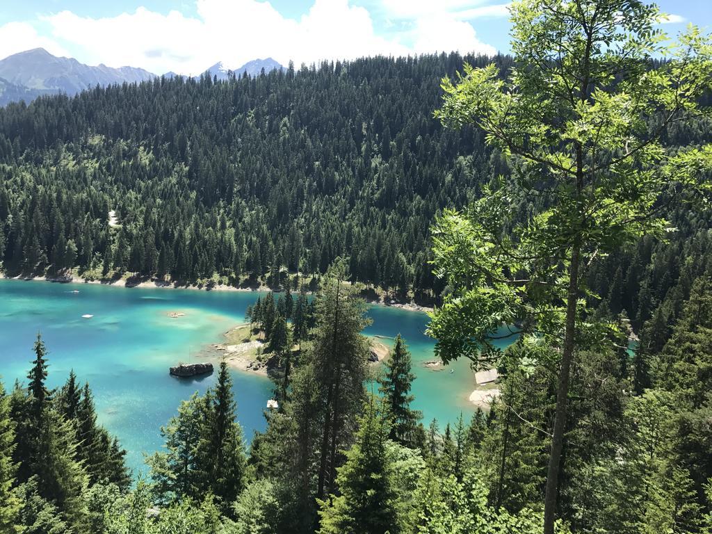 Ferienwohnung Laax Mit Traumblick, Grossem Balkon Und Terrasse Екстер'єр фото