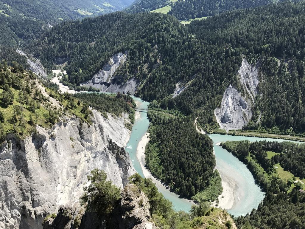 Ferienwohnung Laax Mit Traumblick, Grossem Balkon Und Terrasse Екстер'єр фото
