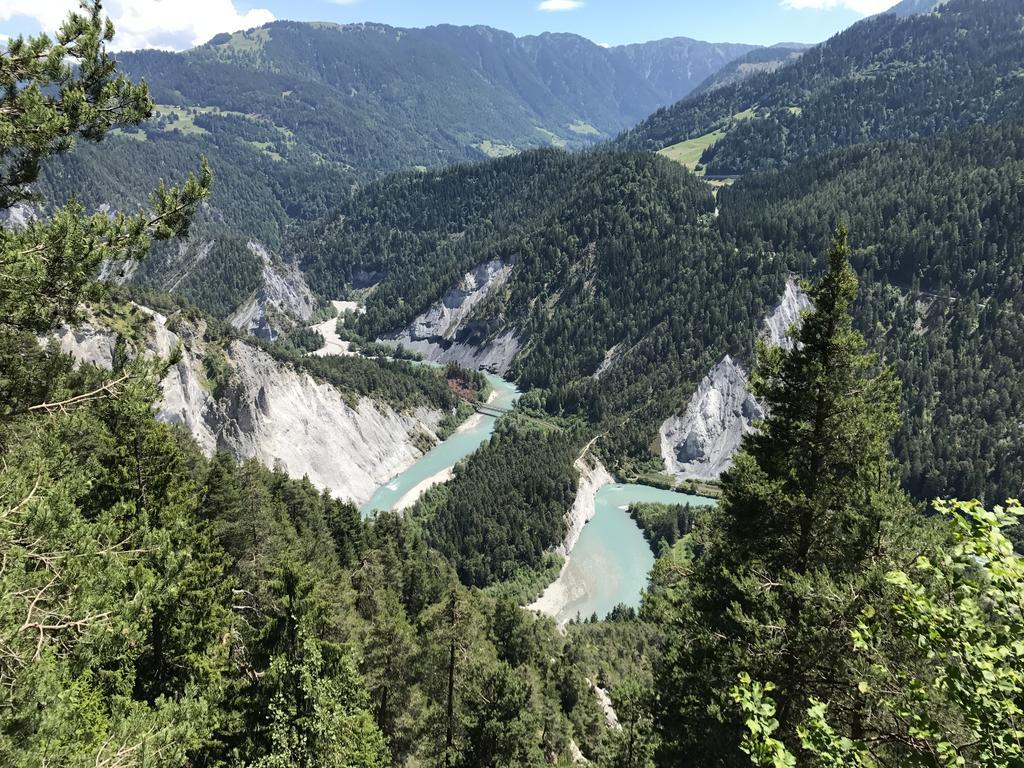 Ferienwohnung Laax Mit Traumblick, Grossem Balkon Und Terrasse Екстер'єр фото
