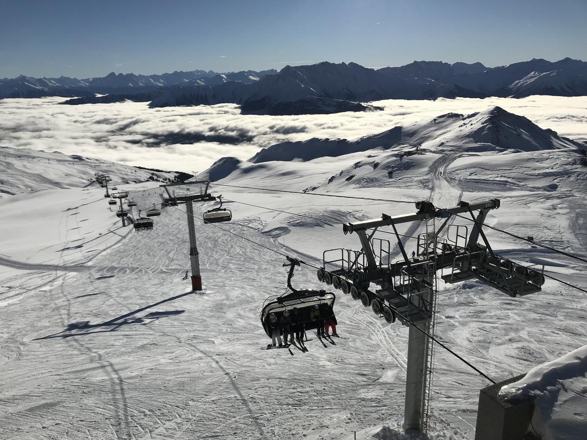 Ferienwohnung Laax Mit Traumblick, Grossem Balkon Und Terrasse Екстер'єр фото