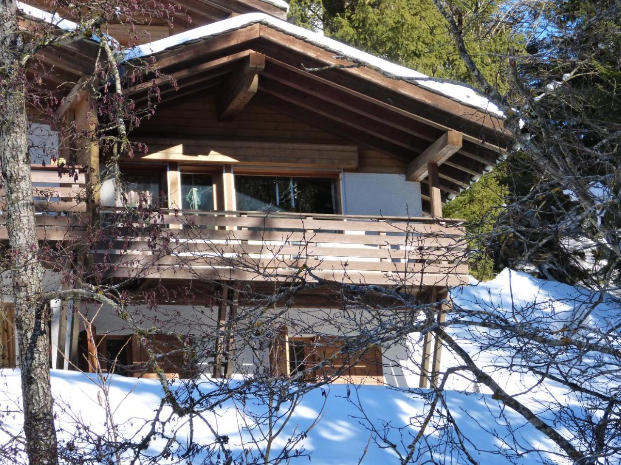 Ferienwohnung Laax Mit Traumblick, Grossem Balkon Und Terrasse Екстер'єр фото